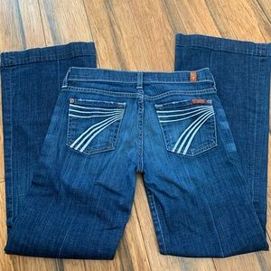 7famk Dojo Flip Flop Jeans